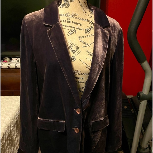Halogen Jackets Coats Halogen Velvet Blazer Poshmark